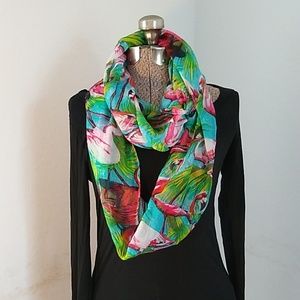 Love Culture Flamboyant Flamingo Infinity Scarf